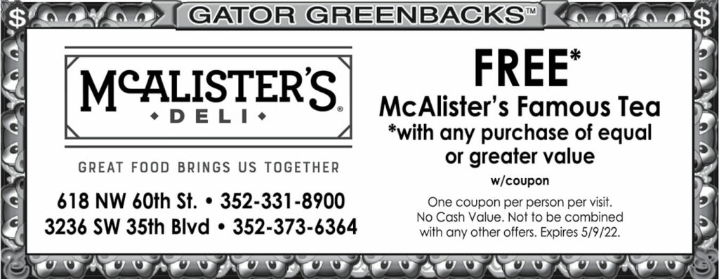 spring 22 mcallisters
